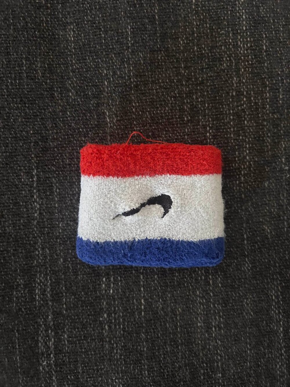 Vintage Nike Tri-Color Terry Cloth Athletic Wristband